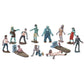 Safari Ltd. Zombies Super Toob - Miniature Zombie Figures For Halloween Display And Play - Toy Figures For Boys, Girls, And Kids Ages 3+