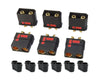 BABUVYA Qs8 Connector Male and Female High Current Antispark Connector Black Application with Remote Control Toys Drone Battery