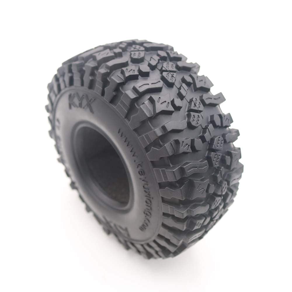 KYX Racing Rubber 1.9 Inch Tires 118mm x 45mm Tyres for 1/10 Rc Crawler (2pcs)