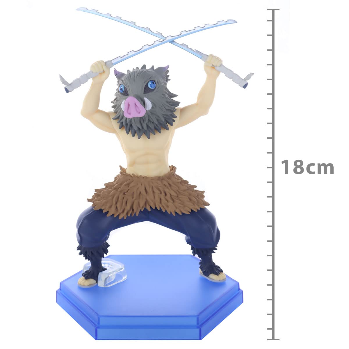 Good Smile Company Inosuke Hashibira PVC Figure, Multicolor, Model G94339, from Demon Slayer: Kimetsu no Yaiba