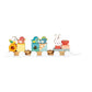Janod Pure 2-In1 Stacking And Pull-Along Wood Train - Ages 1+ - J05157