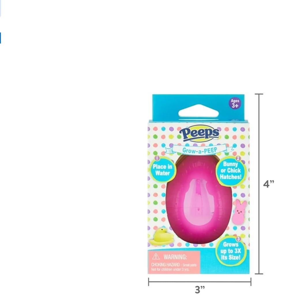 Peeps Grow-A-Peep Easter Basket Toy Gift - Pink