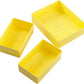 Token Silo Card Add On - 3-Piece Set Of Game Trays, Holds Game Cards, Tokens, Dials And Dice, Organize Lcg, Tcg And Board Game Accessories, Modular Design, Yellow Color, Made By Gamegenic