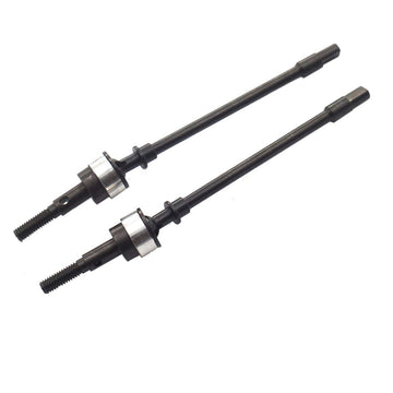 2PCS Vgoohobby Stainless Steel CVD Drive Shaft Dogbone Hop-Up Parts Compatible with Axial SCX10 1/10 RC Climbing Car Crawlers Bu