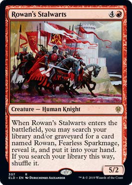Magic: The Gathering - Rowan 'S Stalwarts - Planeswalker Deck Exclusive - Throne Of Eldraine