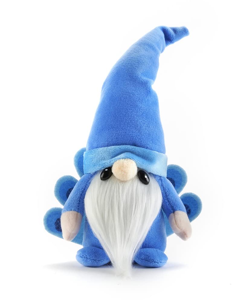 Giftcraft 473944 Peacock Gnome, 9 Inch, Polyester, Percy