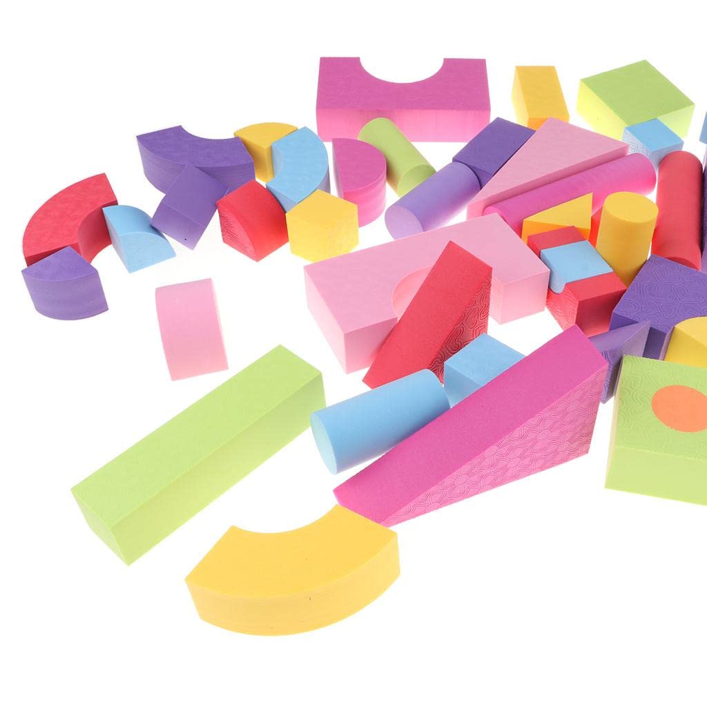 BnfSet Of 50 Pieces Kids Eva Foam Building Blocks Kid Educational Assembled Toy|Toys & Hobbies|Toys & Hobbies|Set Of 50 Pieces E