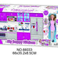 Doll Playsets My Modern Kitchen 32 Full Deluxe Kit with Lights and Sounds, 21 x 13.8 x 4 -Inches.