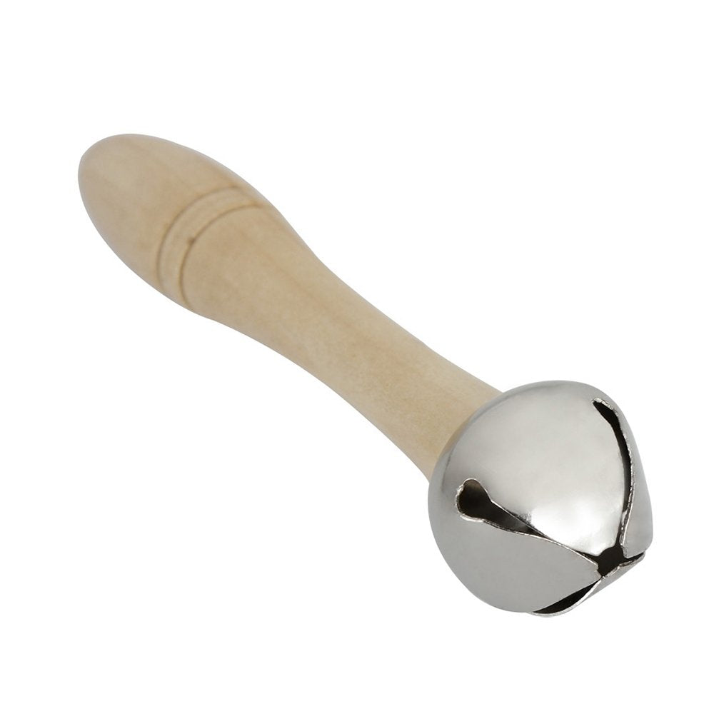 Elbme Single Jingle Bell Handbell With Wood Handle Musical Toy For Toddlers Kids Children__1