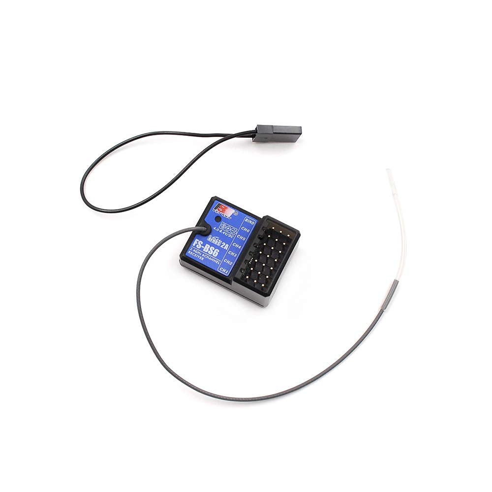 Flysky FS BS6 Receiver 2.4Ghz 6CH for Flysky FS-GT5 FS-IT4S FS-i6 FS-i6X Transmitter RC Car Boat (1PCS)