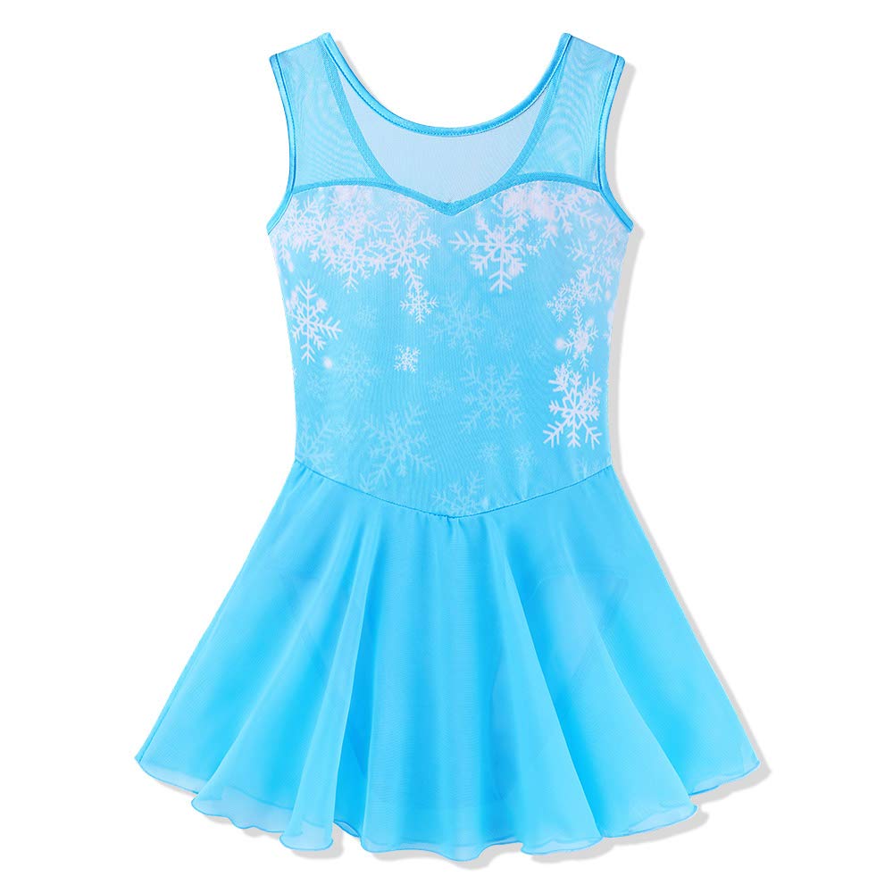BAOHULU Toddlers Dancing Cosplay Tutu Ballet Leotard for Girls B194_Blue_XXL