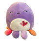 Official Kellytoy Squishmallow Valentine'S Day Plush Stuffed Animal 5 Inch (Beula Purple Octopus)