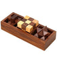 The Mind Challenge 3D Wooden Brain Teasers Puzzles Star, Snake Cube and Notch Stick for Adults, Kids and Adults (Brown) (3 in 1)