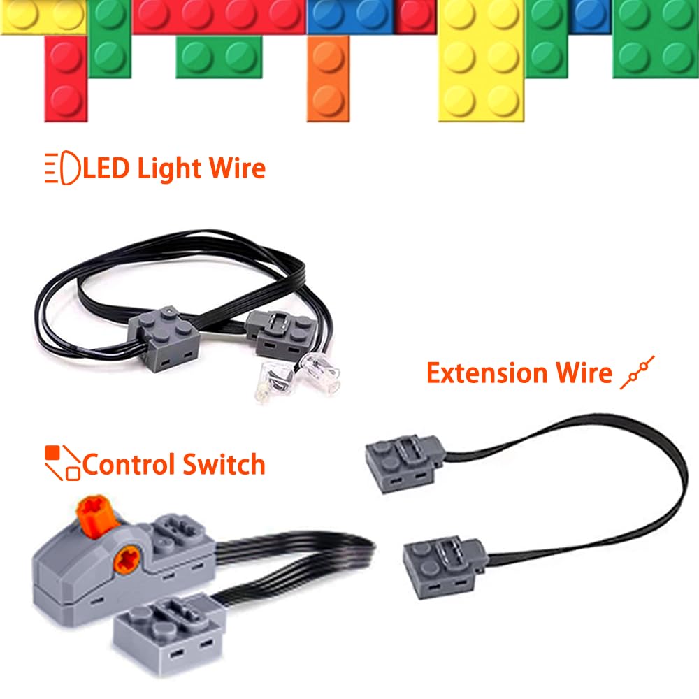 10-In-1 Motor Kit Compatible With Lego Technic, Motor Set With Powerful Motors, Advanced Control Functionality, Ultimate Compati