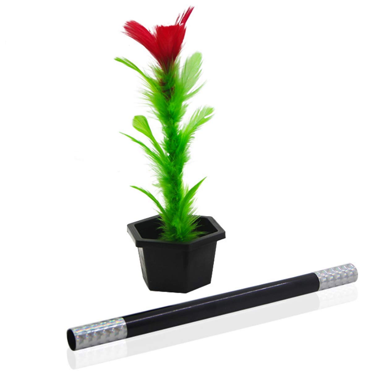 XJOYMAG Magic Stick to Flower Easy Magic Trick Toys Show Performance Prop Funny Toys for Adults