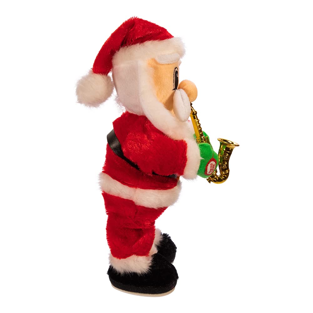 Kurt S Adler H6318 14 in Battery-Operated Dancing Jazz Santa