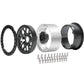 RCLIONS 2.2inch Beadlock Wheels Rims 35mm for 1/10th Scale RC Rock Crawler Model Car -Pack of 4 (Titanium Color)