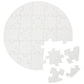 12 Pack Round Blank Jigsaw Puzzles For Diy Crafts, 25 Pieces (12 In)