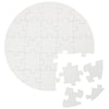 12 Pack Round Blank Jigsaw Puzzles For Diy Crafts, 25 Pieces (12 In)