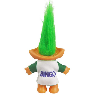 Vintage Troll Dolls, Lucky Doll Chromatic Adorable For Collections, School Project, Arts And Crafts, Party Favors - 7.5' Tall(Include The Length Of Hair) (Green)