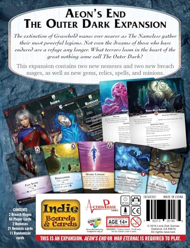 Aeons End The Outer Dark By Indie Boards And Cards, Strategy Board Game