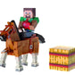 Minecraft Steve With Chestnut Horse Figure Pack