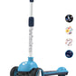 Toddler Scooter For Kids Ages 1-3/3-5/4-6 Years Old, 3 Wheels Foldable Kids Scooter For Age 6-10/8-12 With Adjustable Heights And Led Wheels(Blue Galaxy)