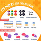 STEM Master Educational Building Blocks Kit, 176 Pieces, Multicolor - Perfect Easter Basket Stuffers for Kids Ages 4-8