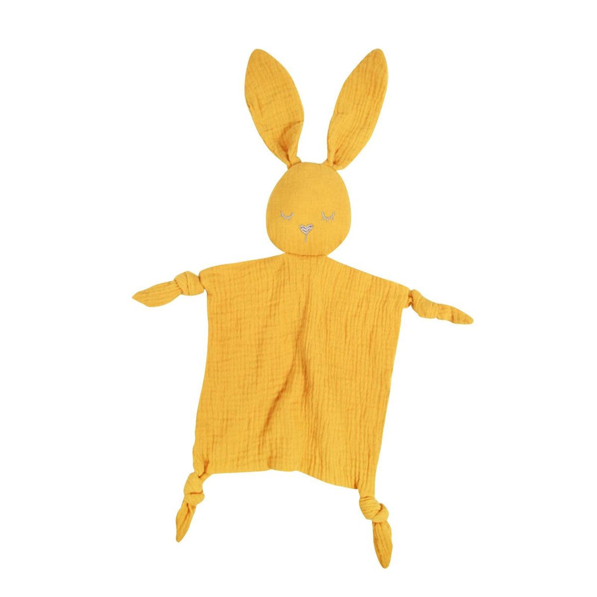 Atorse Soft Baby Security Blankets Sensory Toys Baby Animal Stuffed Doll For Babies Yellow