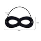 LOVINSHOW 2pcs Black Superhero Felt Eye Masks Halloween Dress Up Masks Cosplay Half Masks with Elastic Rope (2)