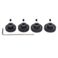 GTHELE 4pcs 48P Pinion Gear 3.175mm Set Hardened 28T 29T 30T 31T 48DP Pitch Gears RC Upgrade Part with Screwdriver