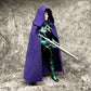 SSbeauty M 1:12 Scale Fabric Cape Cloak with Hat for 6 inch 1/12 Action Figure Clothes (Purple Cloak)