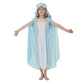 Aroacle Girls Virgin Mary Costume Saint Mary Biblical Outfit Religious Nativity Dress For Kids With Cape And Headpiece (6-7Y)