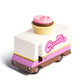 Candylab Toys CANDYCAR Wooden Food Truck Collection - Cupcake Van  enhanced Handcrafted Beech Wood Toy Car