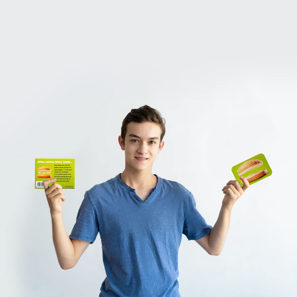 The Imagineering Company Multicolor Food Card Game - Things On A Hamburger | Small Cardstock | 2-6 Players | 36+ Cards