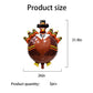 HADCKJA Big Turkey Balloons - Thanksgiving Party Decorations, Aluminum, 3pcs, Fall Harvest Theme