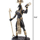 Pacific Giftware Black Thoth Egyptian God Golden Accents Statue 12 Inches Tall