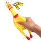 Poplay Rubber Chicken/Squeeze Chicken, Prank Novelty Toy Keep Your Chicken Quiet Family Games