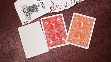 MMS Cards Bicycle Orange Back USPCC Trick