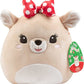 Squishmallows 8-Inch Rudolph & Clarice - Rudolph The Red Nosed Reindeer Set - Official Jazwares Plush - Collectible Soft & Squis