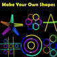 GiftExpress 600 Pcs Glow Sticks - 8 Assorted Neon Color Glow In The Dark Party Favors for Kids, Necklaces & Bracelets