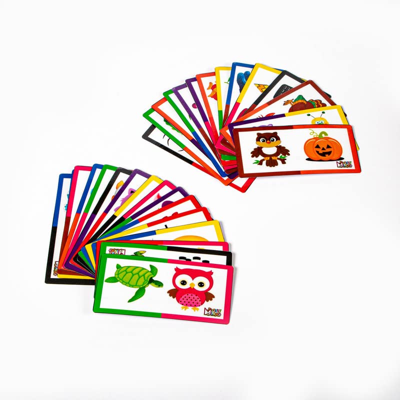 Monkey Minds//Dominoes Colour Match //Early Educational Toy And Learning Activity//Concept Of Colours Play Based Learning For 