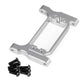 Mohero Aluminum Cnc Front Steering Servo Mount Upgrade Parts For 1/10 Scale Trx-4 Crawler Car (Silver)