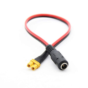 FEICHAO 1x FPV Goggles B6 Charger Battery Charging Cable Adapter XT60 XT30 Plug to DC 5.5 2.1mm Compatible with Fatshark for Sky