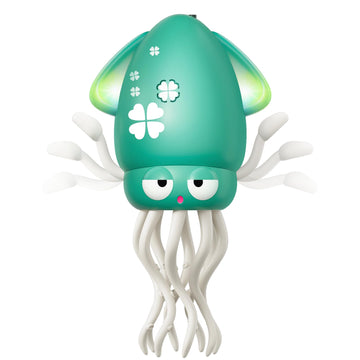 Dancing Squid Baby Toy, Dancing Octopus Tummy Time Toys for Toddlers, Infant Crawling Walking Baby Toys with Music & Light for 3