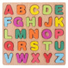 BHAVYAM Alphabet Puzzle for Kids 3D Wooden Capital Alphabets Board ABCD Toys for Kids Learning Letters for Baby Boys and Girl