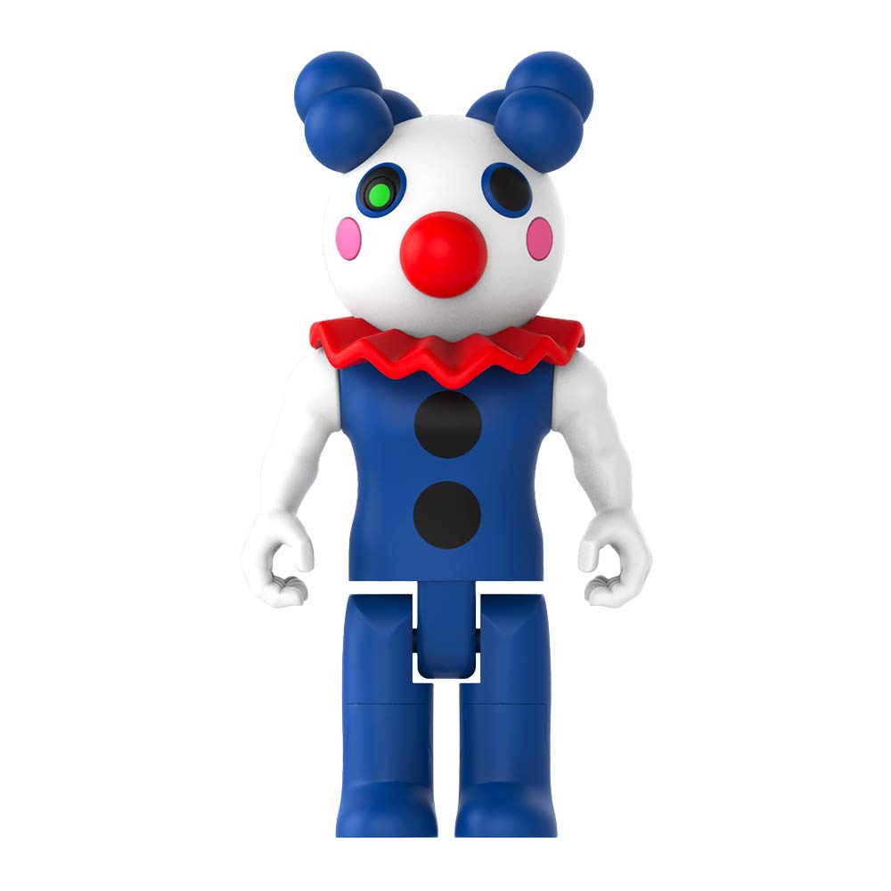 PIGGY Clowny Action Figure - 3.5" Buildable Toy, Plastic, Series 1 Collectible