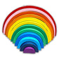 Incredible India Art | 12 Pcs Wooden Rainbow Stacker, Extra Large 12 Pcs Stacking Game, Nesting Puzzles Building Blocks Educatio