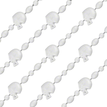 Blinkee Football Helmet Bead Necklaces White Pack Of 12