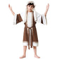 AGCOAH Joseph Costume for Kids,Saint Robe for Boys,Biblical Nativity Outfit,Sherherd Halloween Church Cosplay(47 INCH (5-6Y))